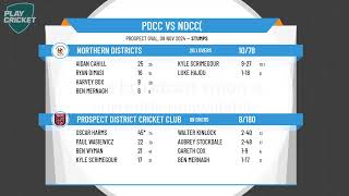 Prospect v Northern Districts [upl. by Enirehtakyram]