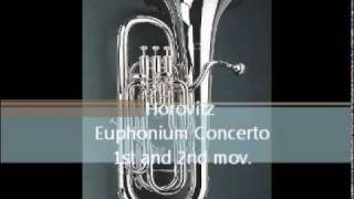 Horovitz Euphonium Concerto 1amp2 mov [upl. by Grondin]