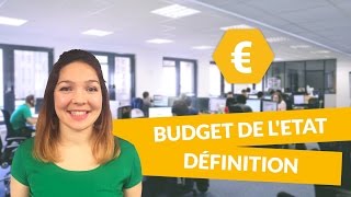 Budget de lEtat  définition  Economie  Première ES  digiSchool [upl. by Armillia530]