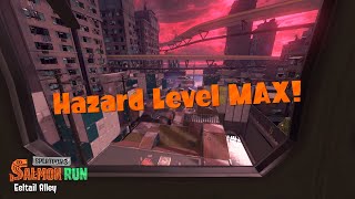 Hazard Level MAX And All 3 King Salmonid on Eeltail Alley Big Run Splatoon 3 [upl. by Jermyn941]