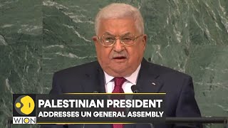 Palestinian President Abbas wants UN groups to put Israeli groups on terror list  WION [upl. by Sonya439]