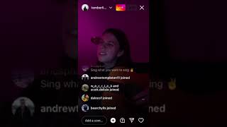 Words  Tomberlin Low cover instagram live [upl. by Atnes]