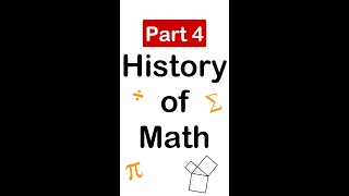 History of Math PART 4 shorts [upl. by Ellicott722]