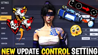 New Update Control Setting Free Fire  Pro Setting Free Fire 2023  Free Fire Control Settings FF [upl. by Ley]