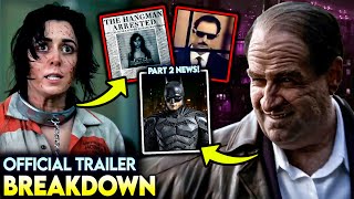 THE PENGUIN Official Trailer Breakdown  The Batman 2 SDCC News amp MORE [upl. by Cherin]