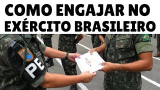 Como Engajar  Seguir Carreira Militar no Exército Brasileiro [upl. by Harness]