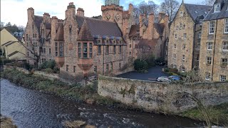 Edinburgh DEAN VILLAGE The most beautiful place in SCOTLAND ▪︎ 4K60FPS Walking in Scotland [upl. by Marcoux]