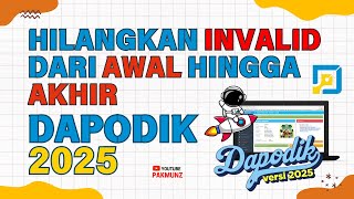 Dapodik 2025  Mengerjakan Dari Awal Hingga Sinkronisasi [upl. by Carmella]