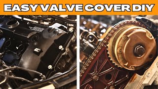 How To Replace BMW Valve Cover Gasket PCV Crankcase Hose  E90 E91 E92 E93 E60 E87 Z4  N51 N52 [upl. by Fabiano]