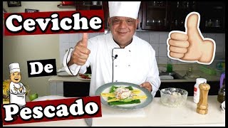 Como preparar Ceviche de pescado de forma rápida y fácil  Recetas para Alérgenos y Vegetarianos [upl. by Cyndie233]