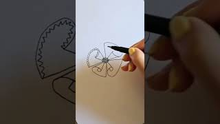 fun doodle Art pendrawing drawing trending tutorial beautiful modern follow free [upl. by Martijn222]