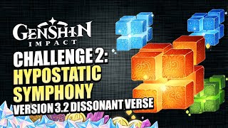 Hypostatic Symphony Challenge 2 Guide  How To Beat Pyro Hypostasis Using 4 Stars Only  Genshin 32 [upl. by Elbag]