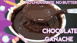 Chocolate ganache  Ganache with cocoa powder  Without chocolate  Simple yet delicious [upl. by Kcirredal582]