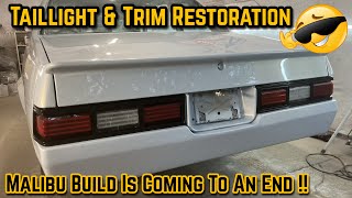 Cracked amp Faded Taillight Restore amp Trim Paint On LifewiththeIkes 1979 Chevy Malibu Restoration [upl. by Xavier]