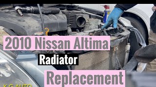 2010 Nissan Altima Radiator Replacement [upl. by Klusek712]