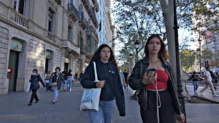 4K WALKING TOUR PASSEIG DE GRACIA BARCELONA SPAIN 4K UHD 60fps OCTOBER 2024 [upl. by Elvie]