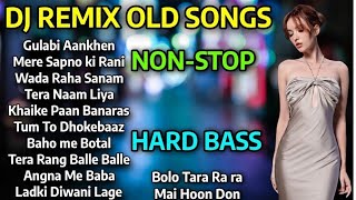 DJ REMIX OLD SONGS  DJ NONSTOP MASHUP 2024  BEST 8090S HINDI REMIX SONGS  HARD BASS DJ SONGS [upl. by Sutit]