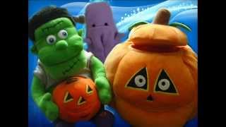 Monster Mash Trio  Animated Frankenstein and Pumpkins HALLOWEEN [upl. by Eniar]