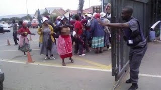 Kenyan Women Protest Poor Bedroom Performance Of Their Husbands And Failure To Get Them Pregnant [upl. by Atinuj]