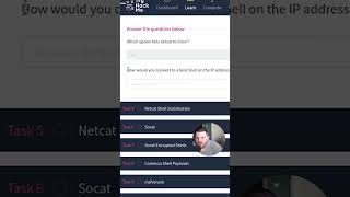 Netcat  Answer the Questions Series shorts thm tryhackme [upl. by Hildebrandt17]