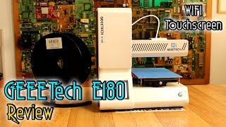 GeeeTech E180 3D printer REVIEW [upl. by Amrita560]