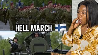 Hell March  The Finnish Defence Forces REACTION [upl. by Anayra871]