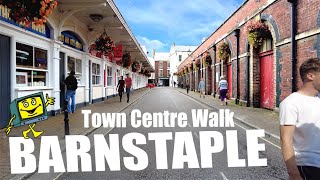 BARNSTAPLE Devon September 2021  Town Centre Walk 4K [upl. by Alletsyrc]