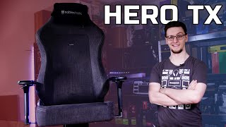 FINALLY A FABRIC GAMING CHAIR noblechairs Hero TX Review [upl. by Adorne]