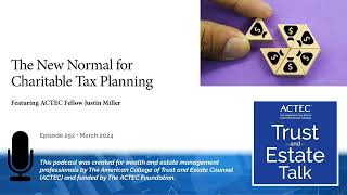 The New Normal for Charitable Tax Planning [upl. by Swor]