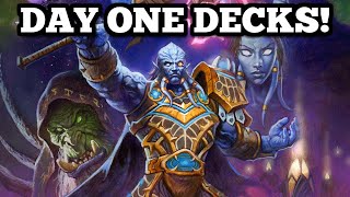 A DECK for EVERY CLASS to try DAY ONE in The Great Dark Beyond  Hearthstone [upl. by Ane]