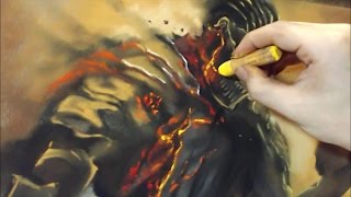 Darksouls3  Lord of the Cinder  Speed drawing  drawholic [upl. by Nahgiem]