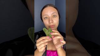 Let’s Gua Sha guashafacial foryou skincare beautyproducts skincareroutine skincaretips care [upl. by Ahsiuqet]