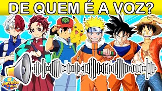 Adivinhe os Personagens de Anime pela Voz  Desafio das Vozes [upl. by Aicenek446]