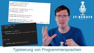 Typisierung von Programmiersprachen AP2 Fachinformatiker Anwendungsentwicklung [upl. by Abell208]