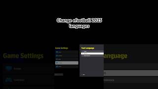 Change efootball 2025 language efootball efootball2025mobile efootball2024 efootball25 [upl. by Vaenfila]