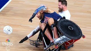 Wheelchair rugby 101 how the Paralympics most brutal sport works  NBC Sports [upl. by Beth]