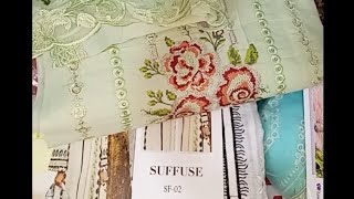 Suffuse Crimson Maria B Imrozia Barouqe Ethnic all in one video printed 2 pc only in 1400 [upl. by Robinia611]