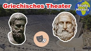 Das griechische Theater einfach erklärt I Überblick über Drama Tragödie und Komödie [upl. by Llertnac]