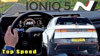 Hyundai Ioniq 5 N 650HP  0260 ACCELERATION TOP SPEED amp SOUND [upl. by Issac]