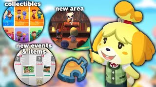 6 NEW Features Coming To Animal Crossing Pocket Camp Complete [upl. by Nauwtna769]