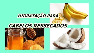 HIDRATAÇÃO MILAGROSALEITE DE COCO MEL E BANANACOMO TER CABELOS BRILHOSOS E MACIOS [upl. by Picardi577]