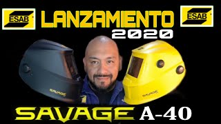 SAVAGE A40 ESAB Mascara para soldar 💥 MIRÁ ESTE VIDEO ANTES DE COMPRARLA ‼️ [upl. by Elspet697]