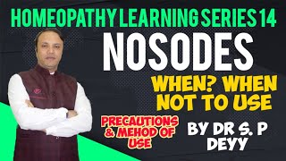 NOSODES  When and how to use  When not to use [upl. by Esoryram]