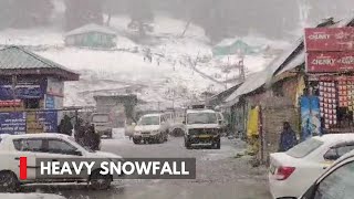 Kargil Drass Suru Valley Receive Heavy Snowfall NH1D Closed for Traffic [upl. by Cnut]