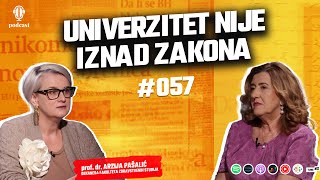 Prof dr Arzija Pašalić Meni je Rektorat zabranio sastanke sa Ministarstvom  Direktno sa Vildanom [upl. by Yzmar]