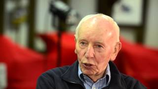 Interview with the legendary John Surtees talking about his career on two and four wheels [upl. by Kolva]