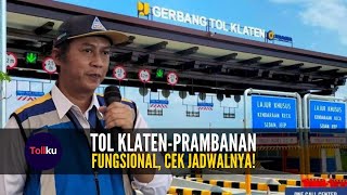 Tol Klaten Prambanan Fungsional Cek Jadwalnya [upl. by Odraode935]