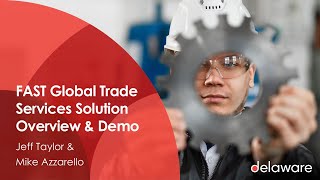 FAST Global Trade Services GTS Solution amp Demo [upl. by Nylegna]