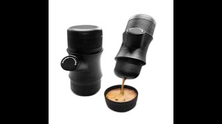 Portable Manual Espresso Coffee Machine Outdoor [upl. by Leilamag]