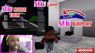 BROOKHAVEN NEW UPDATE  NEW AIRPORT NEW LAND NEW PARACHUTE NEW HOUSES BROOKHAVEN ROBLOX RP [upl. by Orme]